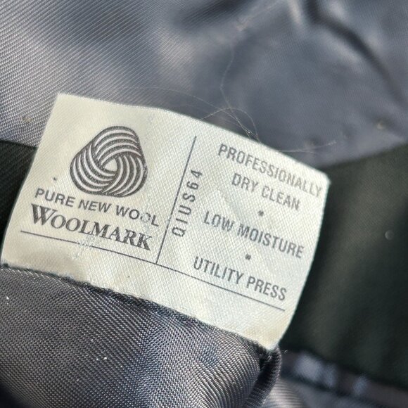 Hart Schaffner & Marx Gold Trumpeter Nordstrom Mens Two-Button Blazer 44R Gray - Picture 4 of 8